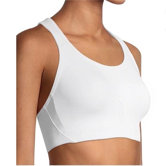 NWT Avia Active Molded Cup Racerback Sports Bra Arctic White Size Small - Picture 3 of 15